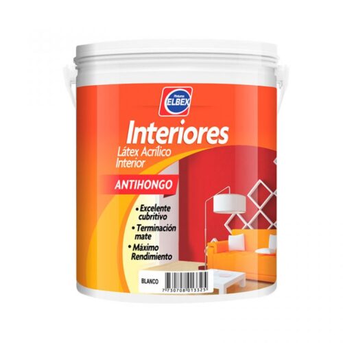 Pintura para paredes INTERIORES PROTELBEX 20 LTS.