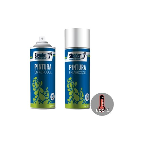 AEROSOL 400 ML ALTA TEMPERATURA ALUMINIO "SLENDER"
